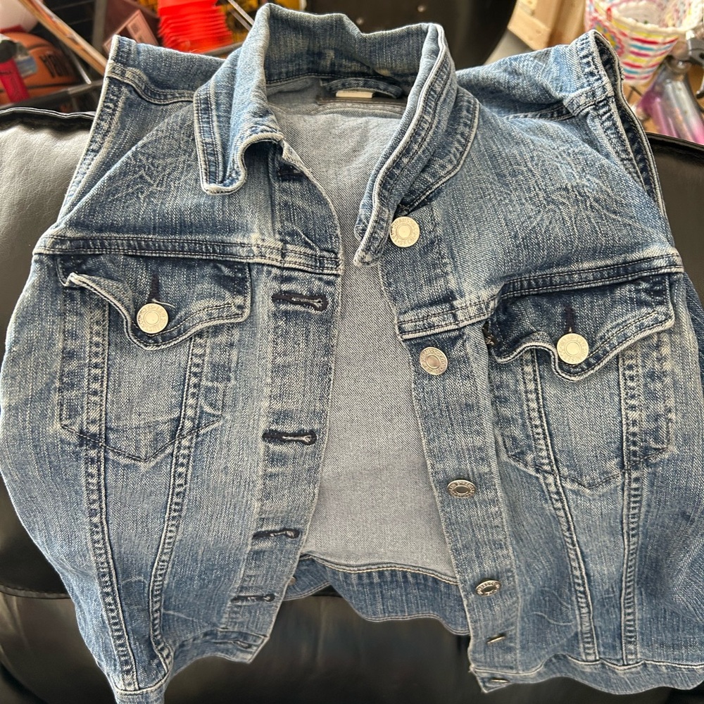 Levi's Classic Blue Denim Vest